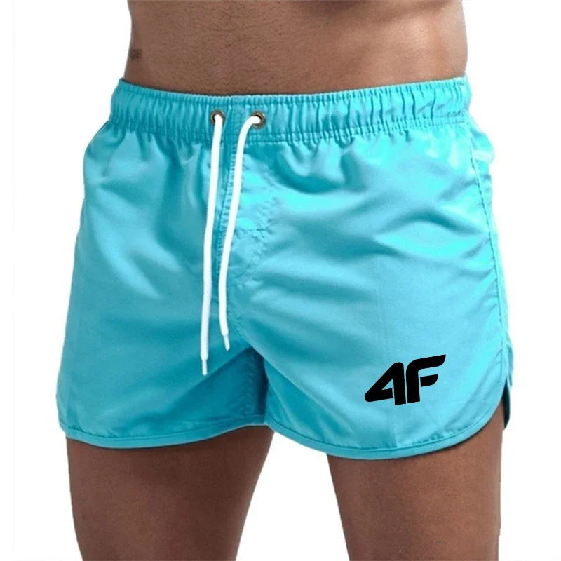 Men's Shorts 2025 Beach Trunks Summer Swim Gym Quick Drying