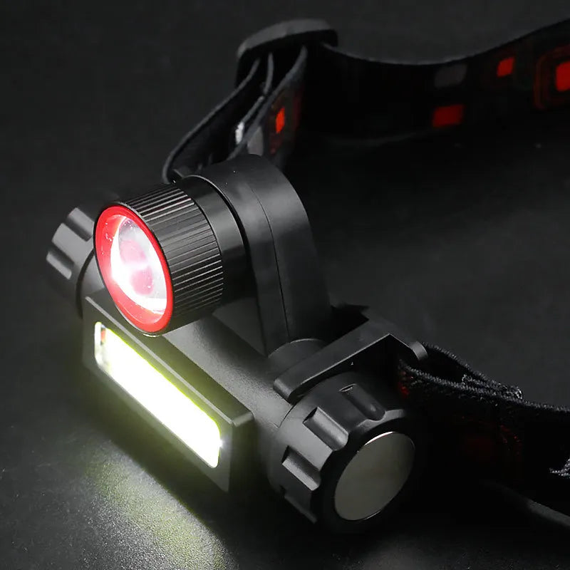 TrailBeam Rechargeable COB LED Headlamp - Magnetic 90°