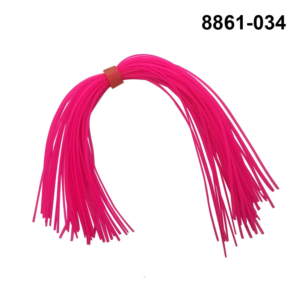 5 pcs/lot 44 Strands Silicone Skirts Umbrella skirts Fishing Accessories Buzzbaits Spinner Buzz Bait