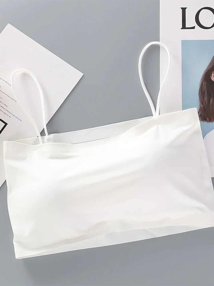 LumaWear Crop Top - Elastic Cotton Sleeveless Tank Top