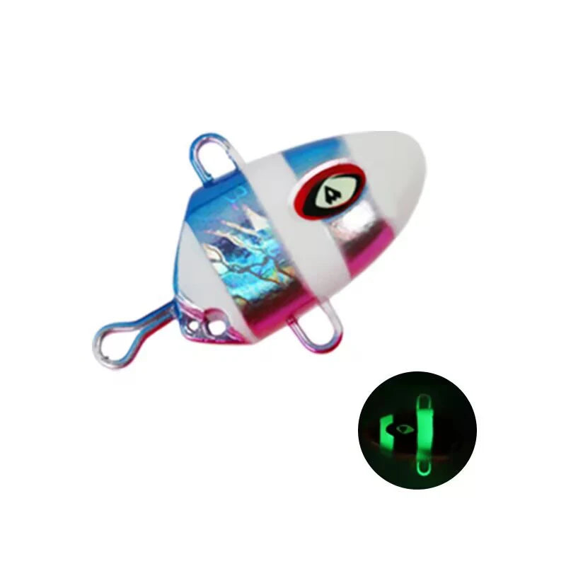 Kabura Bullet Metal Jig Heads Sinking Squid Skirt Lures Assist Hooks 100g - 300g