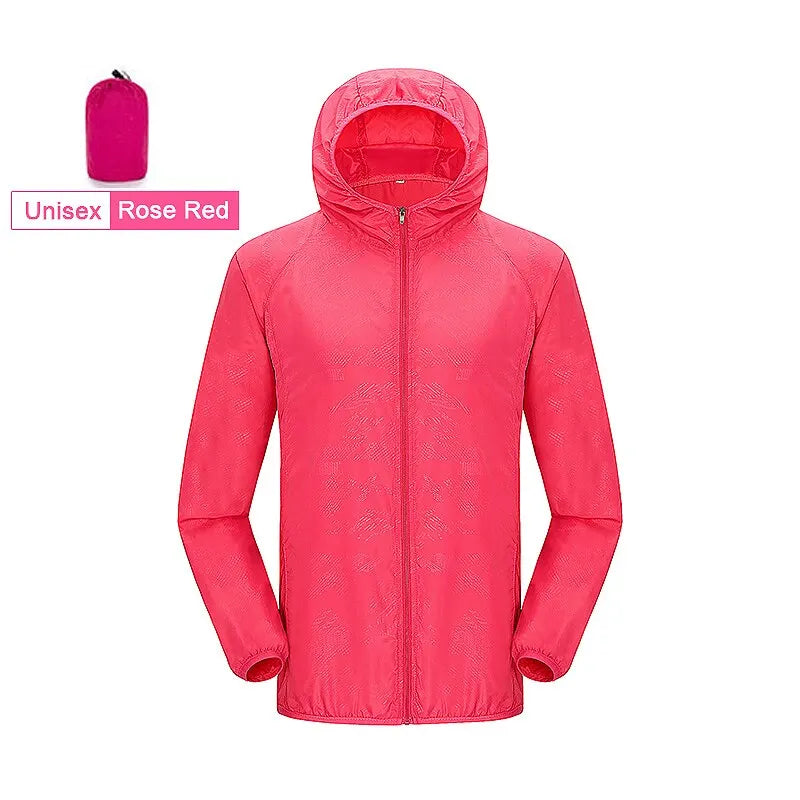 LNGXO Unisex Hiking Jacket - Waterproof Quick Dry UV