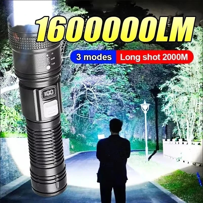 LuminaTech Mega Beam Flashlight - 1600000 Lumen Long Range