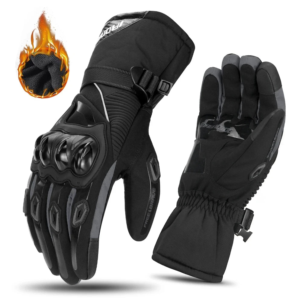 Motorcycle Gloves Windproof Waterproof Moto Men’s Riding Gloves Touch Screen Finger Tips