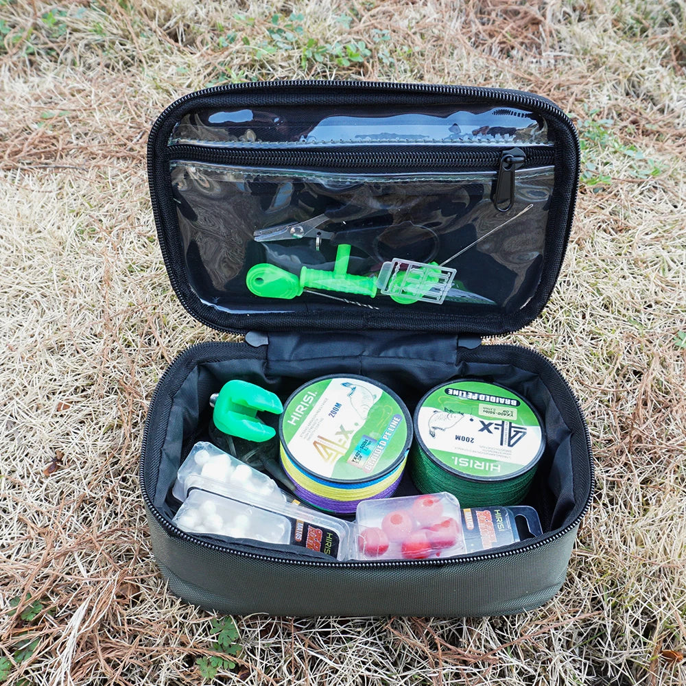 Hirisi Multi-Purpose Carp Fishing Bag - PVC Oxford Material, Fish Reel & Lure Storage, Tackle Accessory Organizer