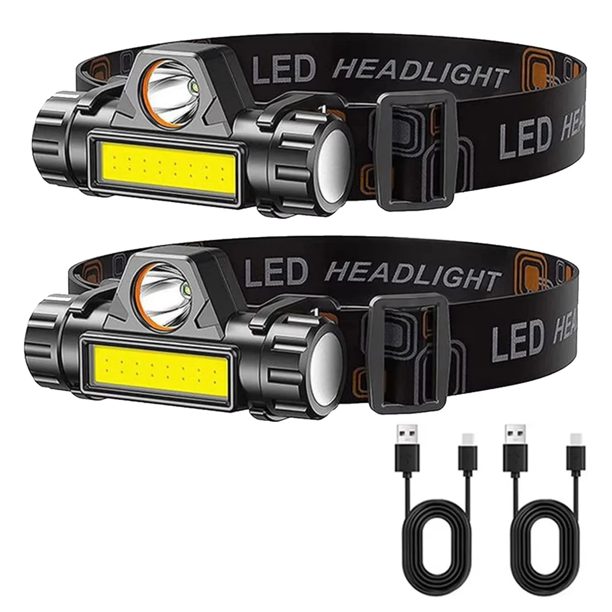 TrailBeam Rechargeable COB LED Headlamp - Magnetic 90°