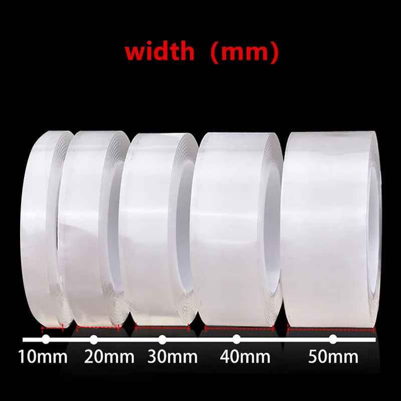 Nano Tape Double-Sided Adhesive Tape Traceless Waterproof Tape 1/3/5m