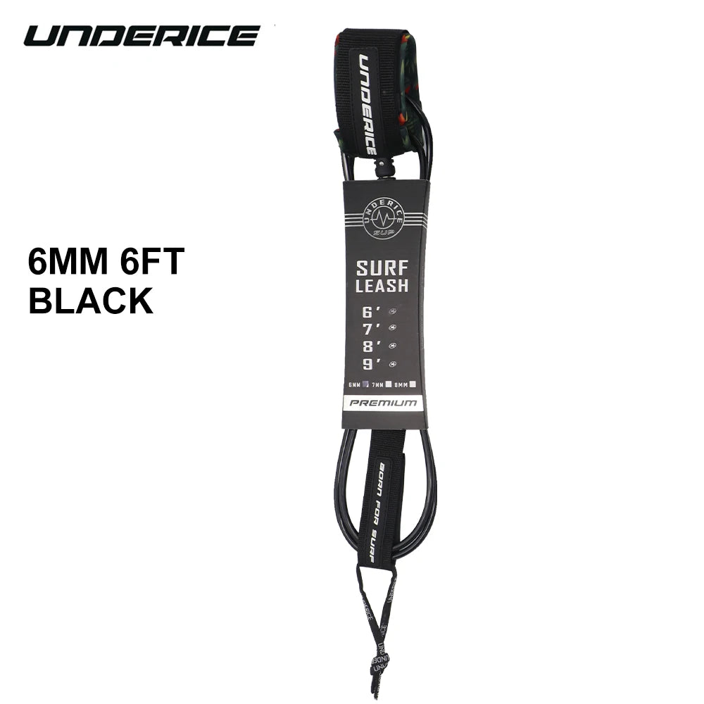 SUP Board 6-10FT Surf Leash Surf Leg Rope Surfboard Leash TPU Stainless Swivels Inflatable Paddle Board Longboard Foot Rope