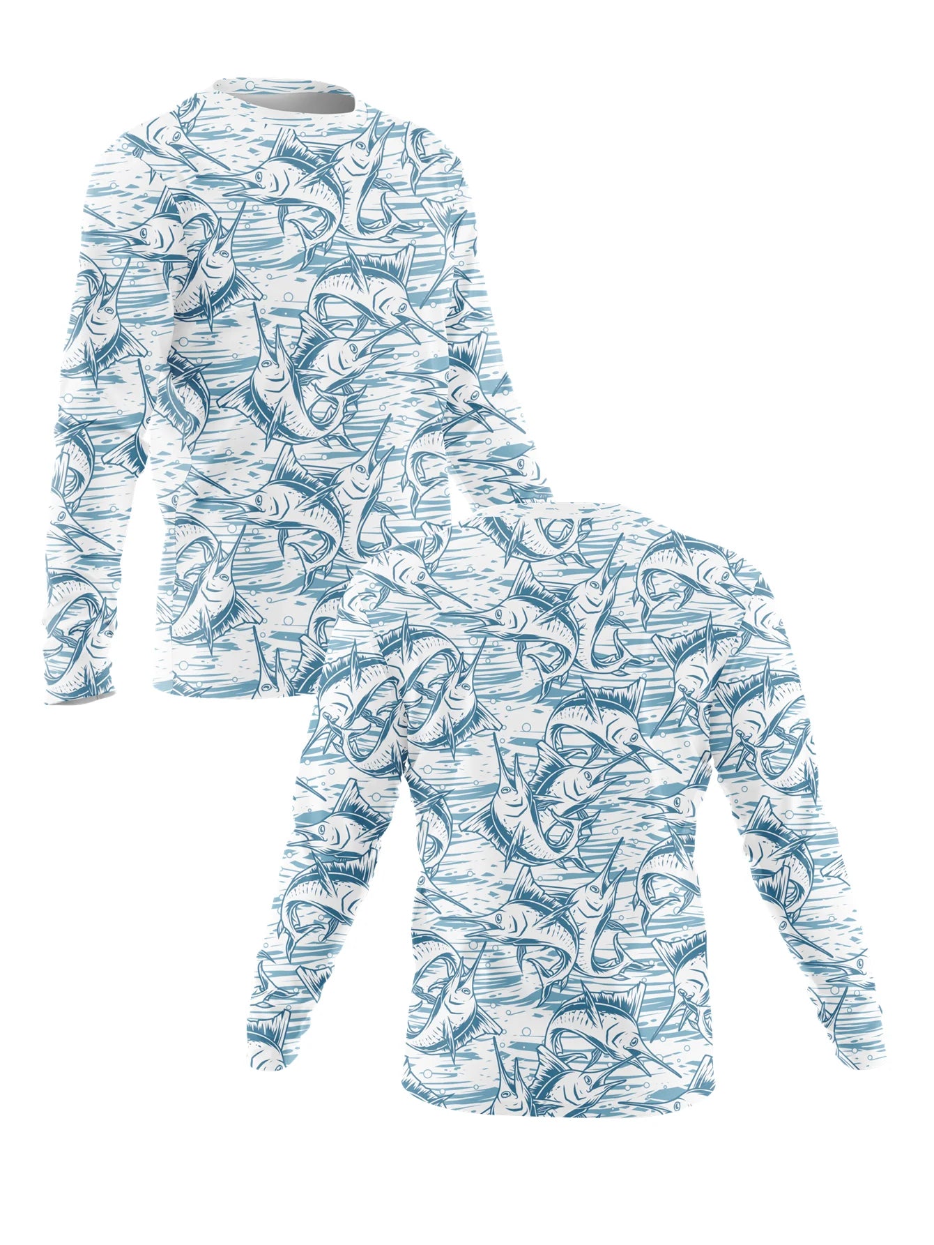 Pro Men Fishing Long Sleeve Shirt - UV Protection Fabric