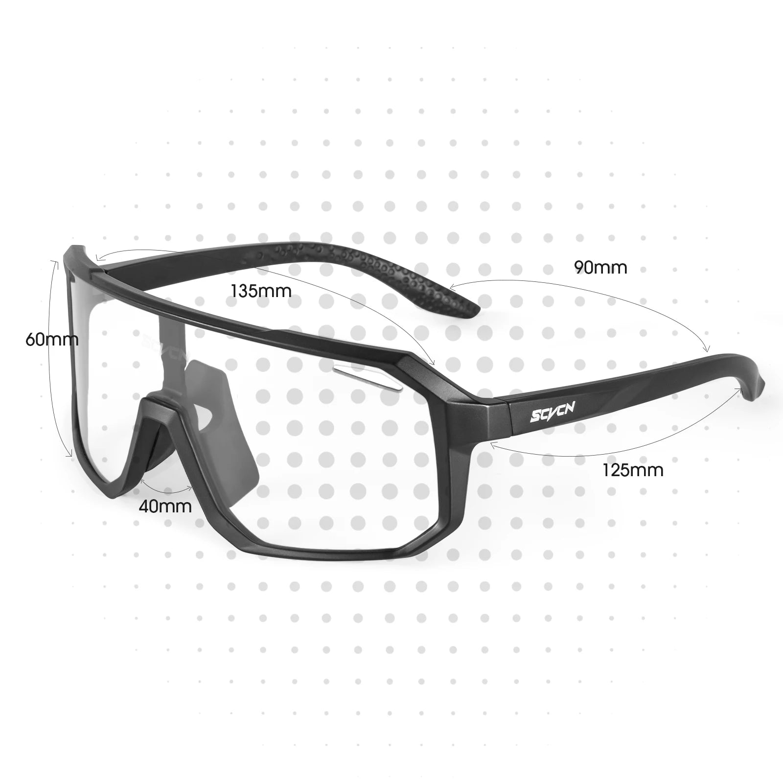 SCVCN Cycling Sunglasses - Photochromic UV400 Lenses