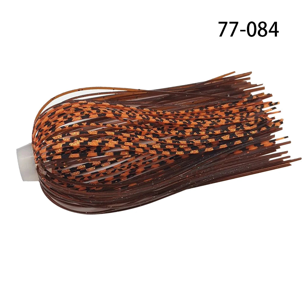 3/10 pcs/lot 88 Strands 64mm Silicone Skirts Elastic hole Umbrella skirts Fishing Accessories Buzzbaits Spinner Buzz Bait
