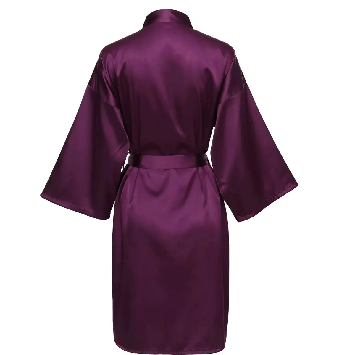 Bridal Satin Custom Bridesmaid Kimono - Personalized Robes