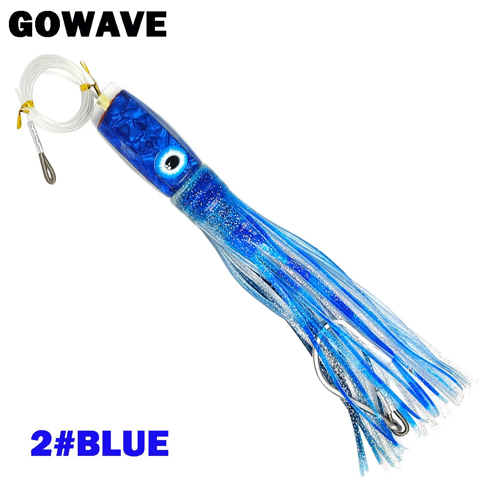 Mahi Lure 32cm 295g Octopus Skirts Trolling Lures Saltwater Big Game Fishing Offshore Deep Sea Fishing Tuna Wahoo Marlin Bait