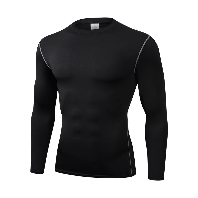 FlexPro Mens Long Sleeve Sport Tee - Elastic Quick Dry