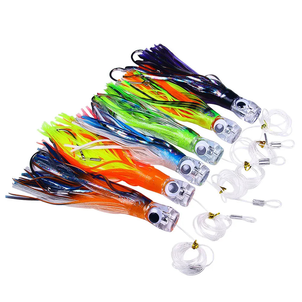 AquaForge Two Sizes Squid Lures - Wire Bait And Soft Lure