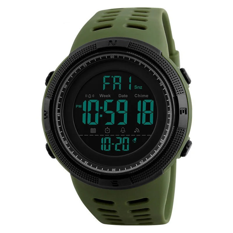 Men’s Military Sports Watches Luminous Multifunction LED Digital Wristwatch