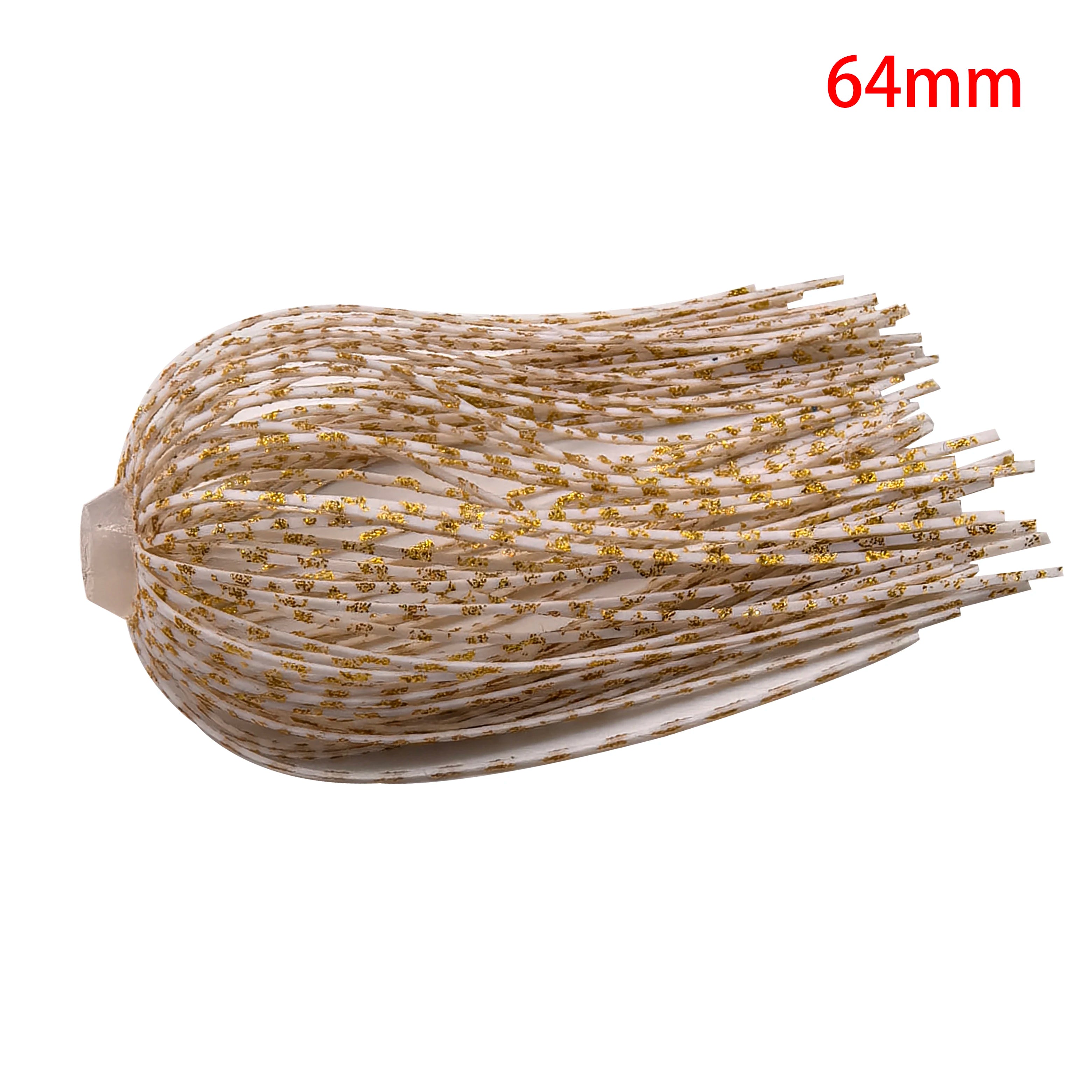 5 pcs/lot 88 Strands 64mm Silicone Skirts Elastic hole Umbrella skirts Fishing Accessories Buzzbaits Spinner Buzz Bait