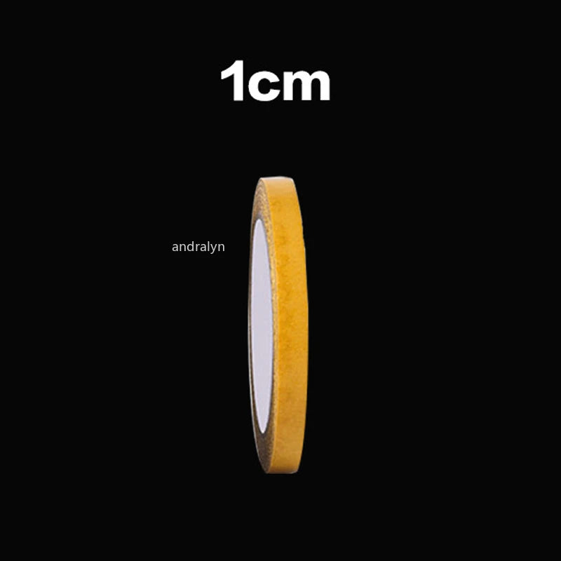 1Roll Double Sided Tape High Viscosity Grid Fiber Transparent Double Sided Tape Sticky Waterproof Adhesive Fiber Mesh Tapes