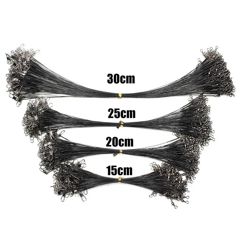 AquaPro Anti Bite Steel Leader With Swivel - AntiTangle