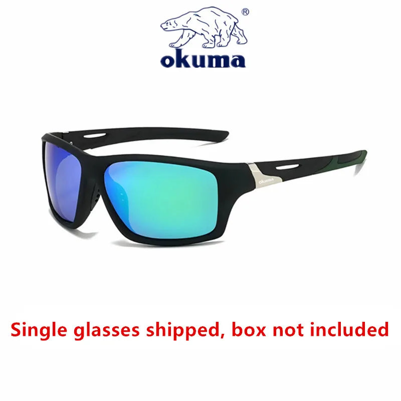2025 Okuma Polarized Fishing Sunglasses UV400 Protective Bicycle, Driving, Hunting, Outdoor Sports Equipment