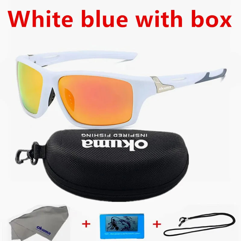 2025 Okuma Polarized Fishing Sunglasses UV400 Protective Bicycle, Driving, Hunting, Outdoor Sports Equipment