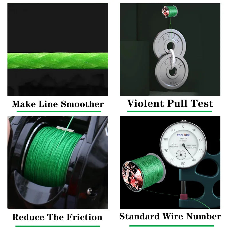 8 Strands Braided Fishing Line 100M 300M Multifilament Carp Fishing Japanese Braided Wire Fishing Accessorie PE Line