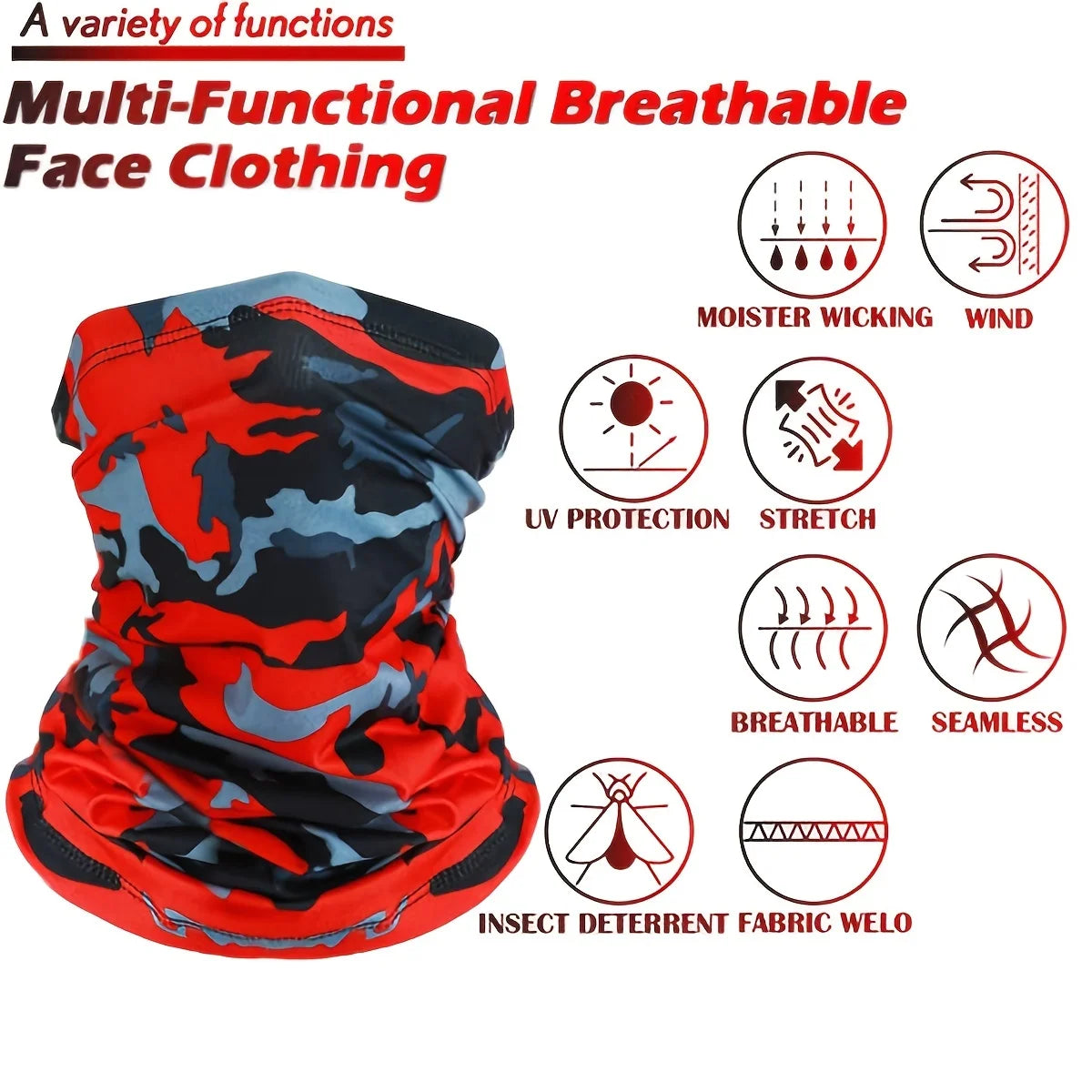 IceSilk UV Bandana - Breathable Quick Dry UV Shield