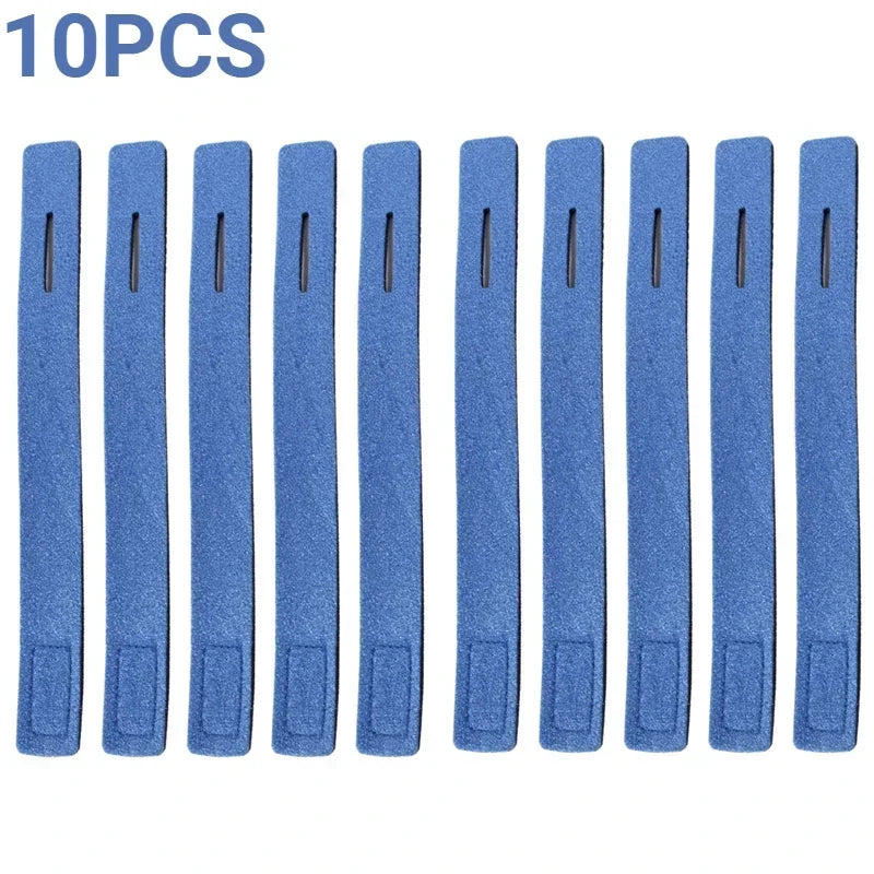 5/10Pcs Fishing Rod Tie Holder Strap Non-slip Belt Tackle Elastic Wrap Band Pole Holder Fastener Ties Reusable Bandage Fastener