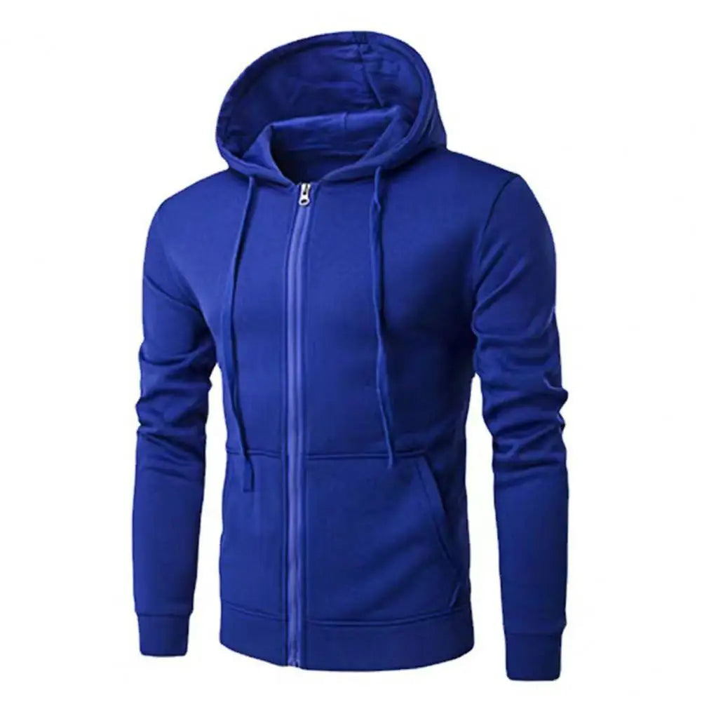 AutumnWear Men Zip Hoodie Sweatshirt Slim Fit - Zipper