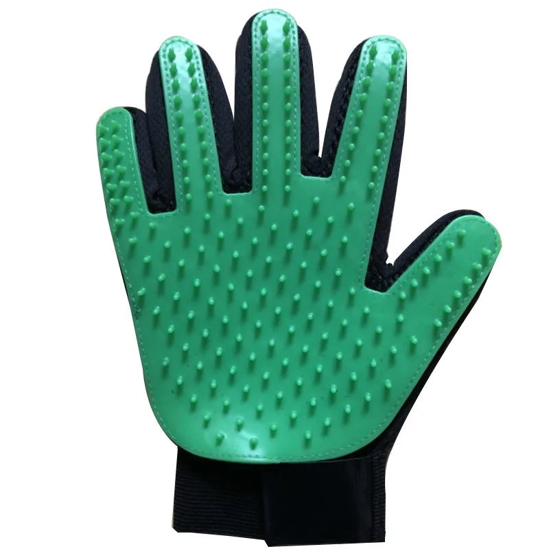 Hot Selling Pet Hair Combing Gloves. Sturdy Durable Hair Removal Cats & Dogs