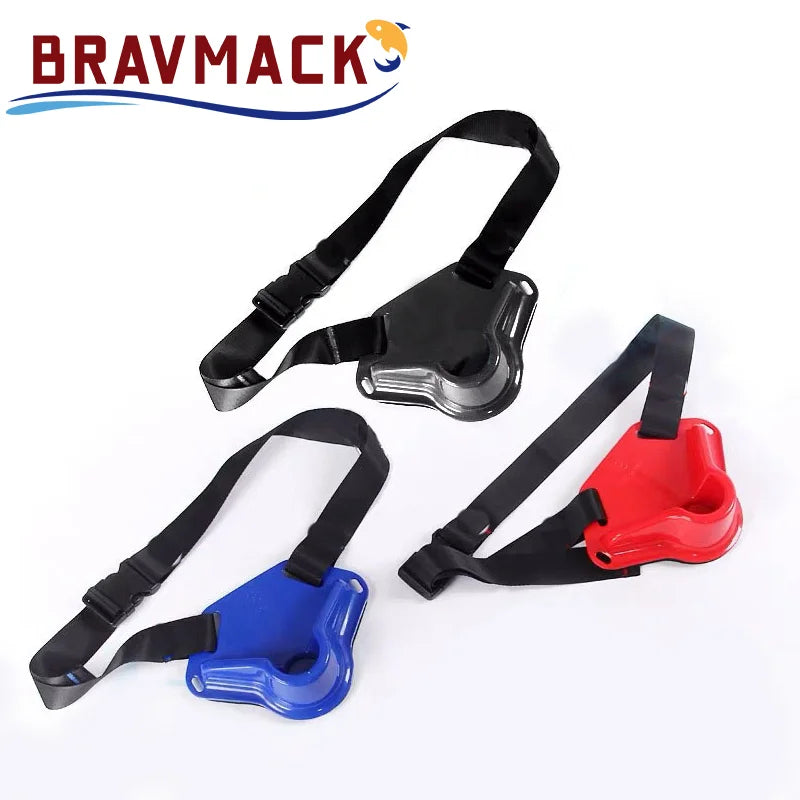 1pc Durable Fishing Fighting Belt Quality Fish Rod Holder Adjustable Belt Waist Rod Holder Boat Fishing Accessories