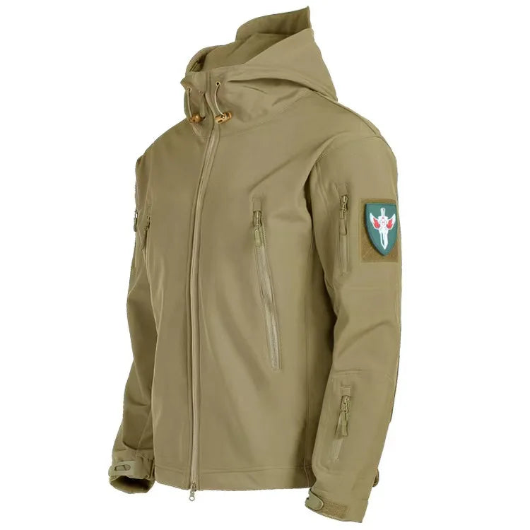 Military Shark Skin Soft Shell Jackets Men - Waterproof