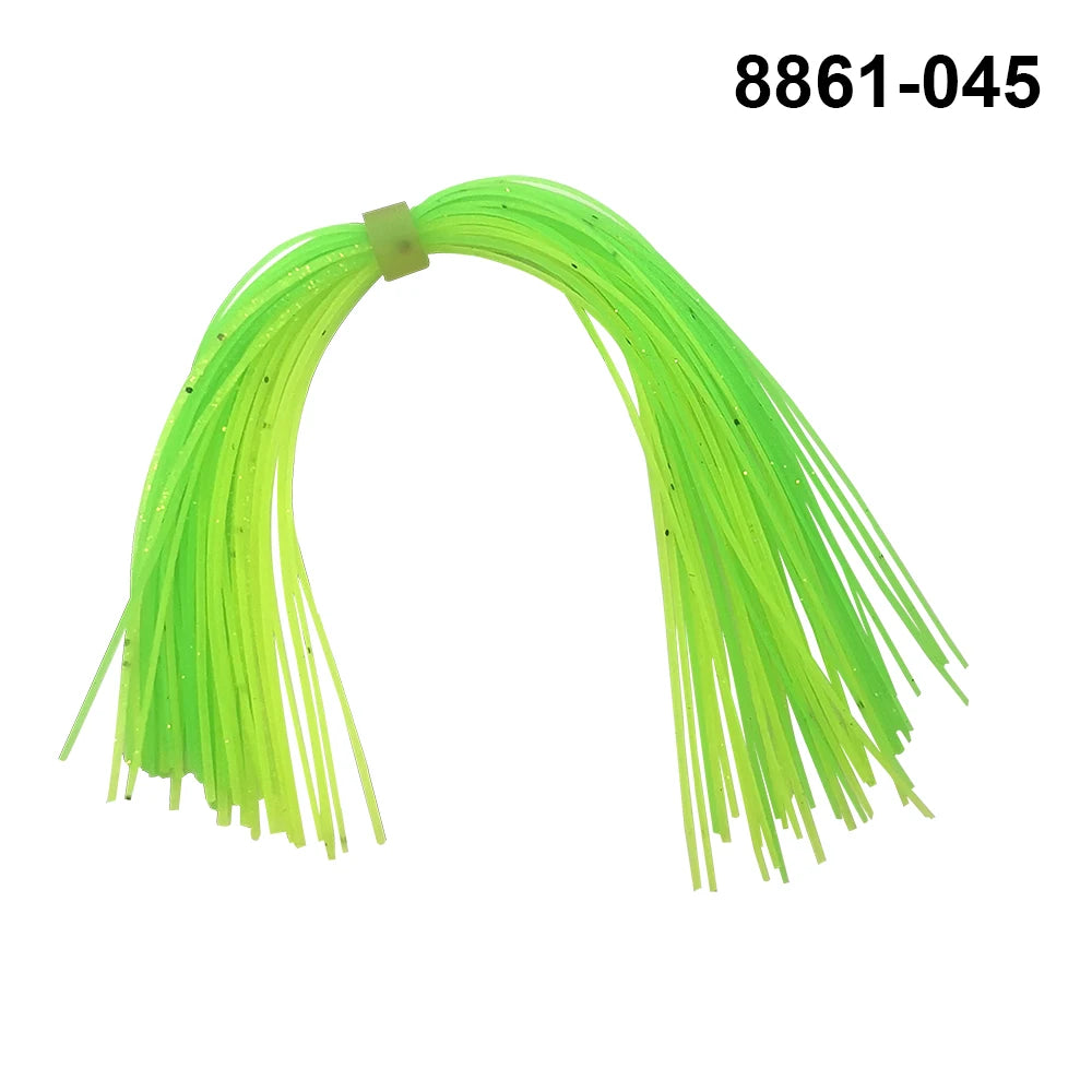 5 pcs/lot 44 Strands Silicone Skirts Umbrella skirts Fishing Accessories Buzzbaits Spinner Buzz Bait