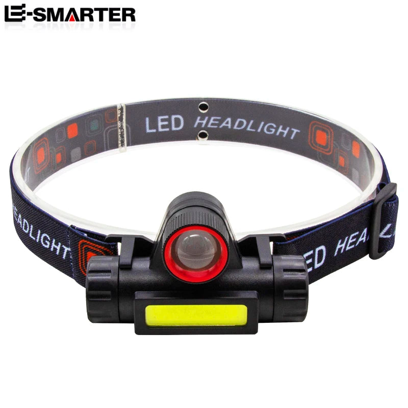 TrailBeam Rechargeable COB LED Headlamp - Magnetic 90°