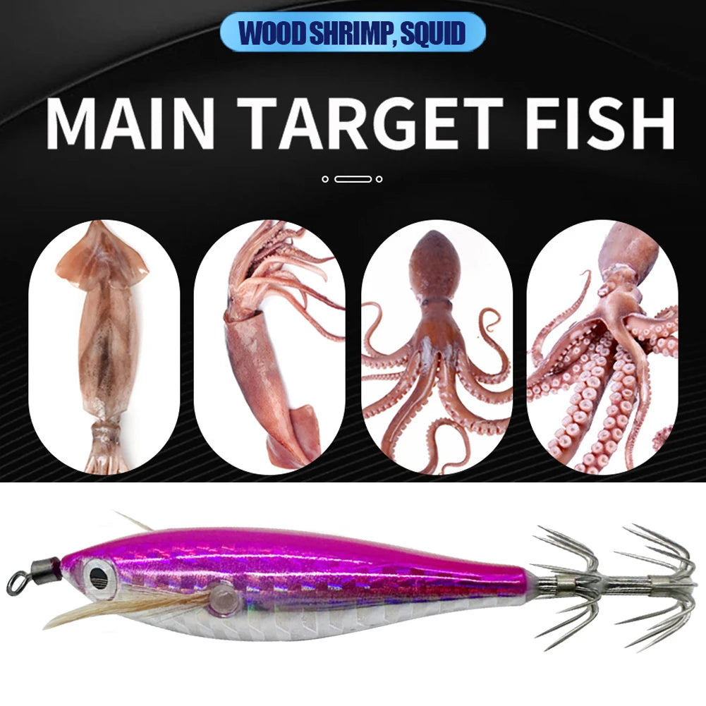 AquaLure Laser Luminous Floating Egi Lure - Night Glow