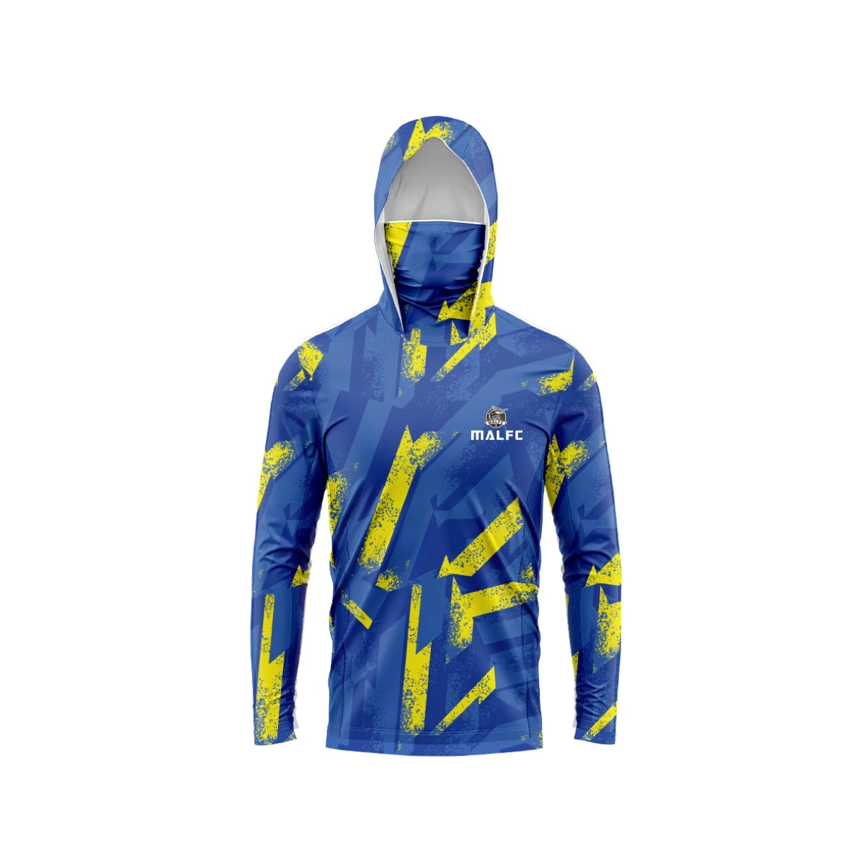 MALFC Men Hooded Fishing Shirt Long Sleeve - UPF50 QuickDry
