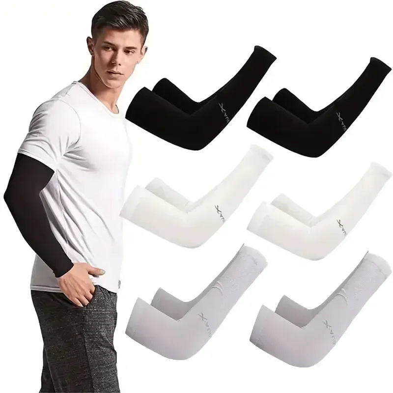 EverSun Ice Silk Arm Sleeves - Cooling Sun Protection