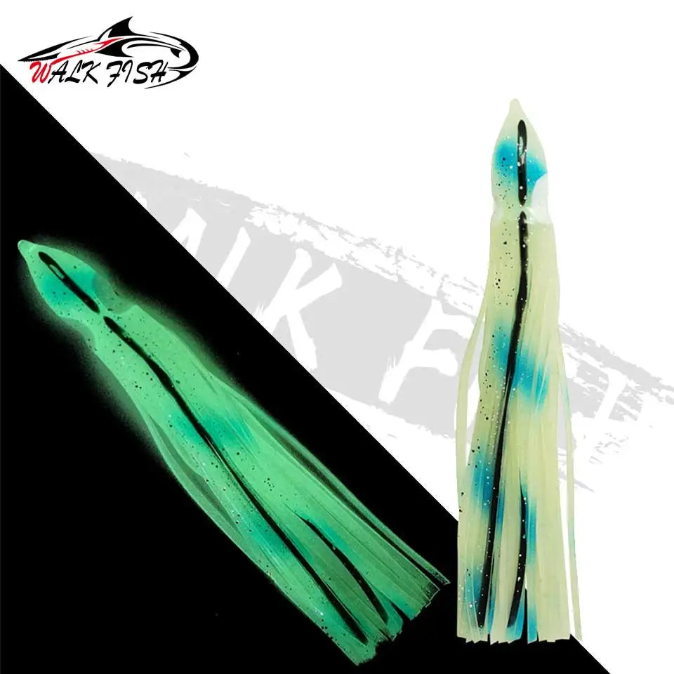 5PC Lures Squid Skirt Octopus Wobblers Sailfish Marlin Baits 5cm 9cm 115cm Artificial Bait