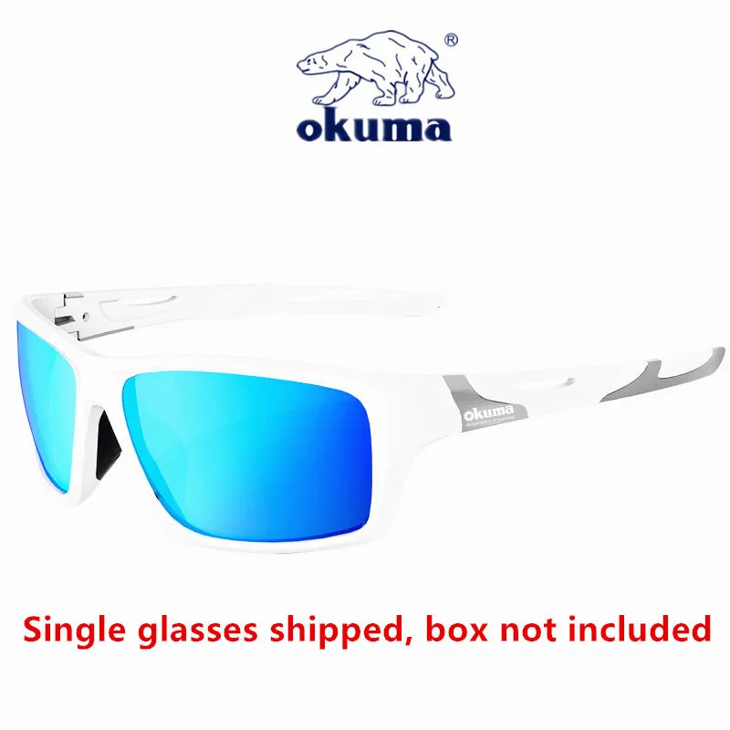 2025 Okuma Polarized Fishing Sunglasses UV400 Protective Bicycle, Driving, Hunting, Outdoor Sports Equipment