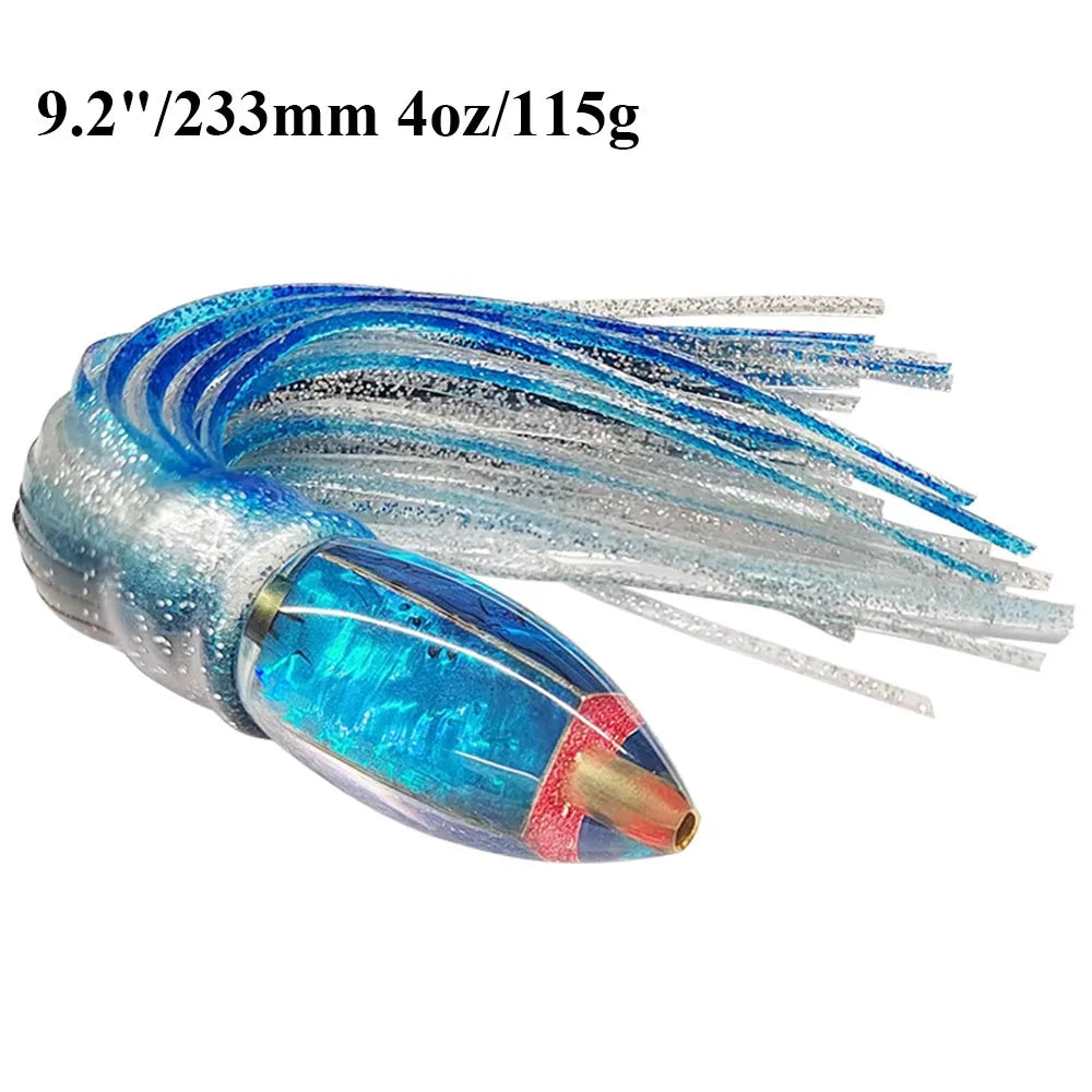 233mm 115g Marlin Lures Offshore DeepSea Boat Fishing Bait Saltwater Trolling Lure Mahi Wahoo Sworldfish Big Game Fishing Tackle