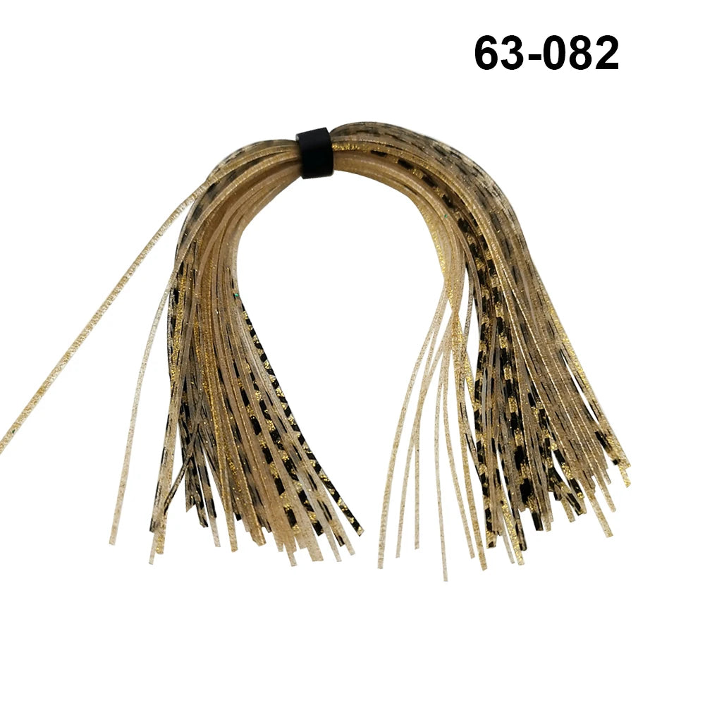 5 pcs/lot 44 Strands Silicone Skirts Umbrella skirts Fishing Accessories Buzzbaits Spinner Buzz Bait