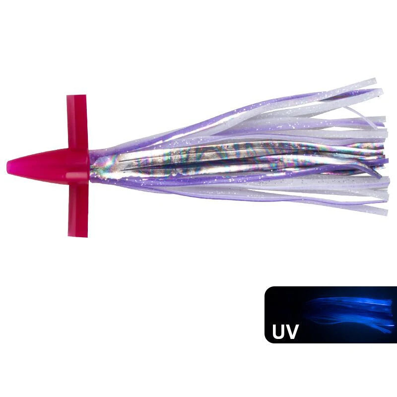 AquaLure Trolling Skirt Tuna Lure - Biomimetic Squid Uv