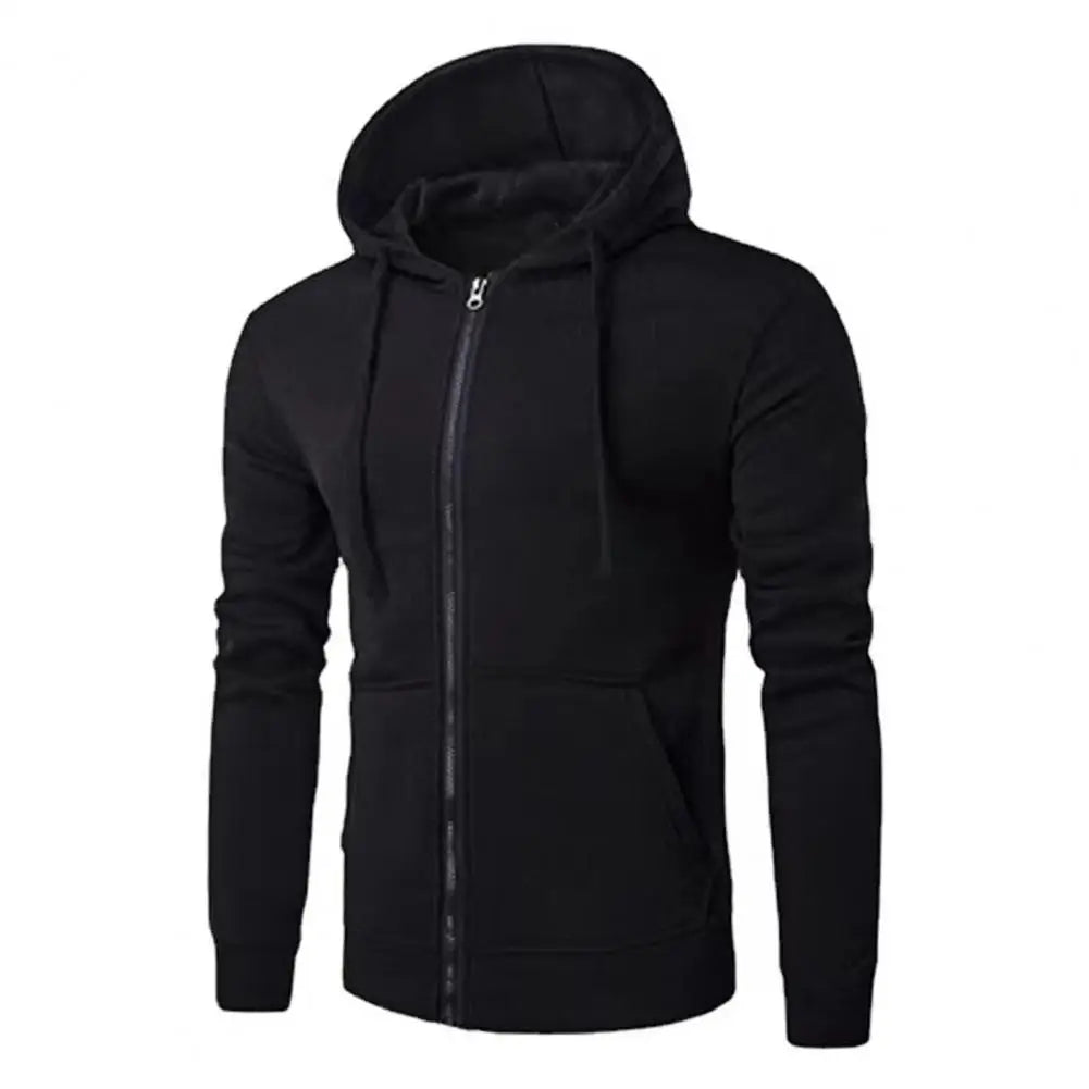 AutumnWear Men Zip Hoodie Sweatshirt Slim Fit - Zipper