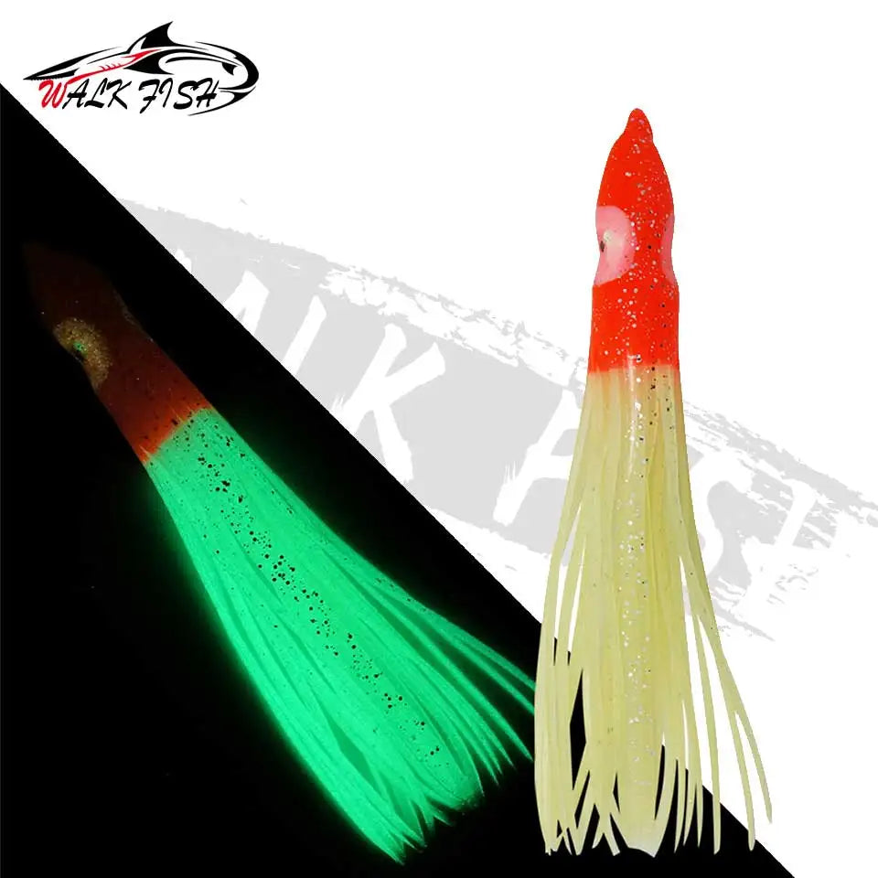 5PC Lures Squid Skirt Octopus Wobblers Sailfish Marlin Baits 5cm 9cm 115cm Artificial Bait