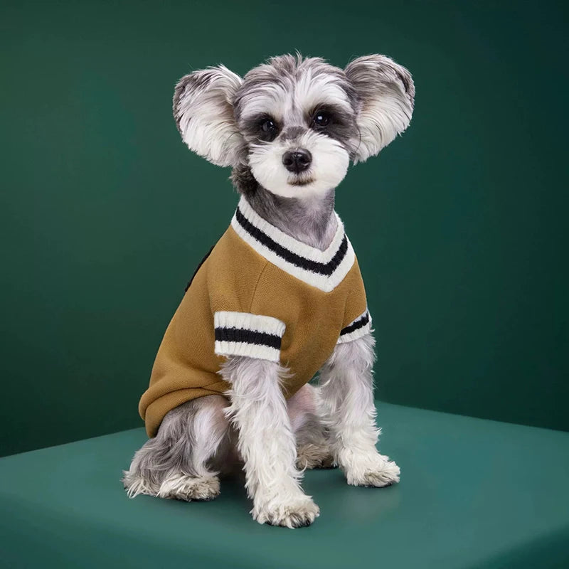 CozyPaws Cat And Dog Christmas Sweater - Warm Polyester