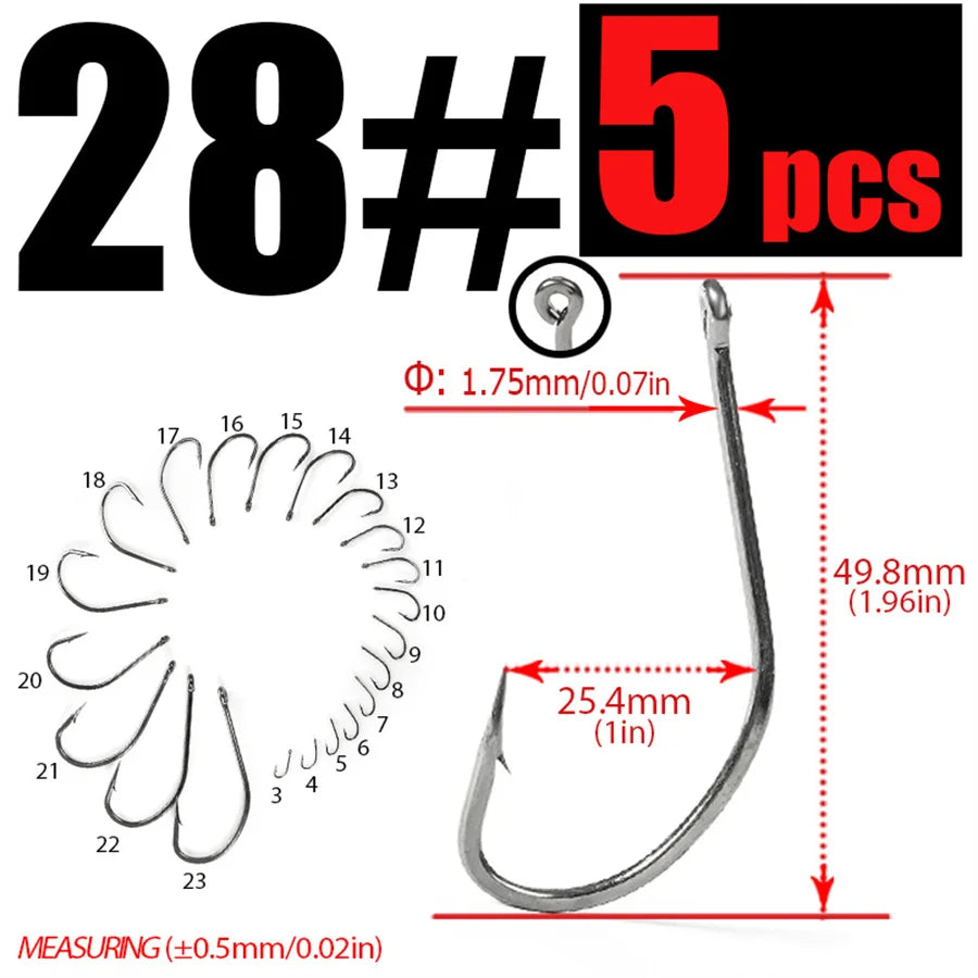 LS-9939 Saltwater Fishing Hooks - Made In Japan Quality