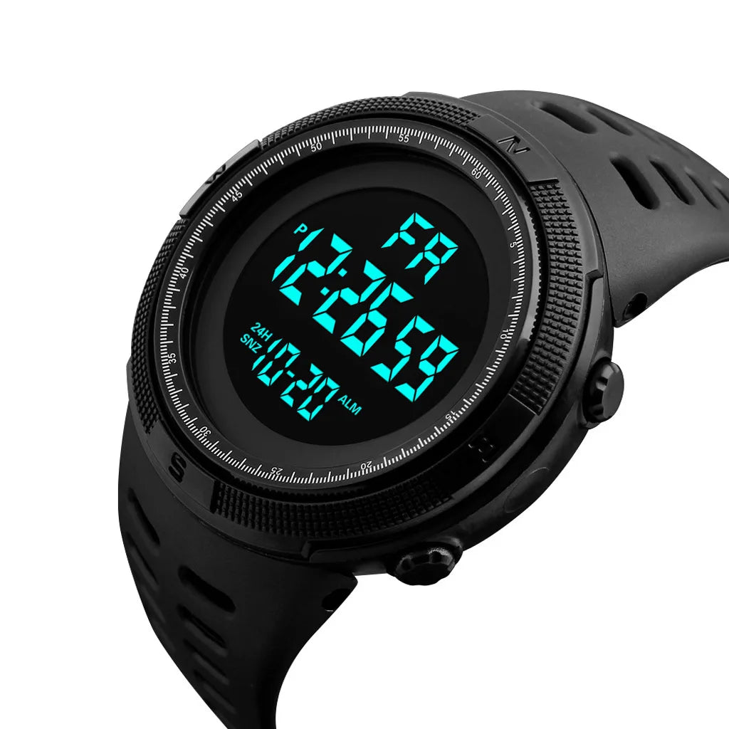 Men’s Military Sports Watches Luminous Multifunction LED Digital Wristwatch