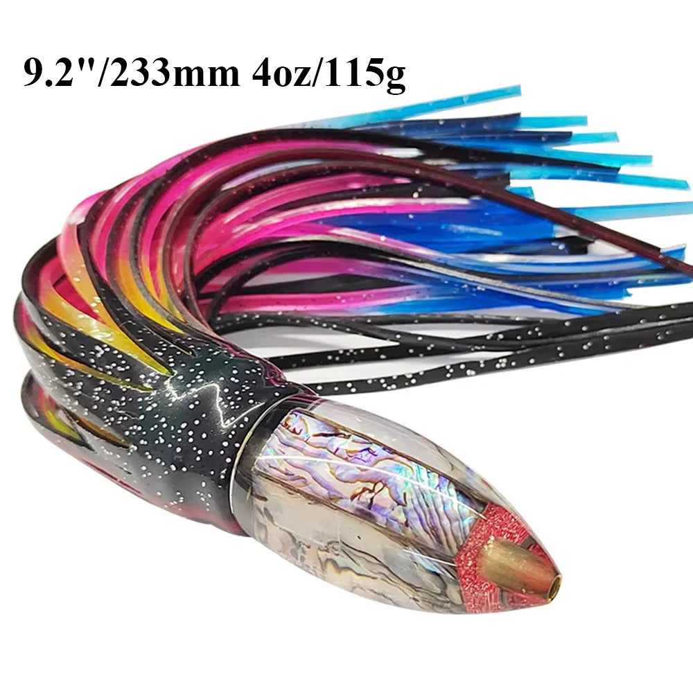 233mm 115g Marlin Lures Offshore DeepSea Boat Fishing Bait Saltwater Trolling Lure Mahi Wahoo Sworldfish Big Game Fishing Tackle