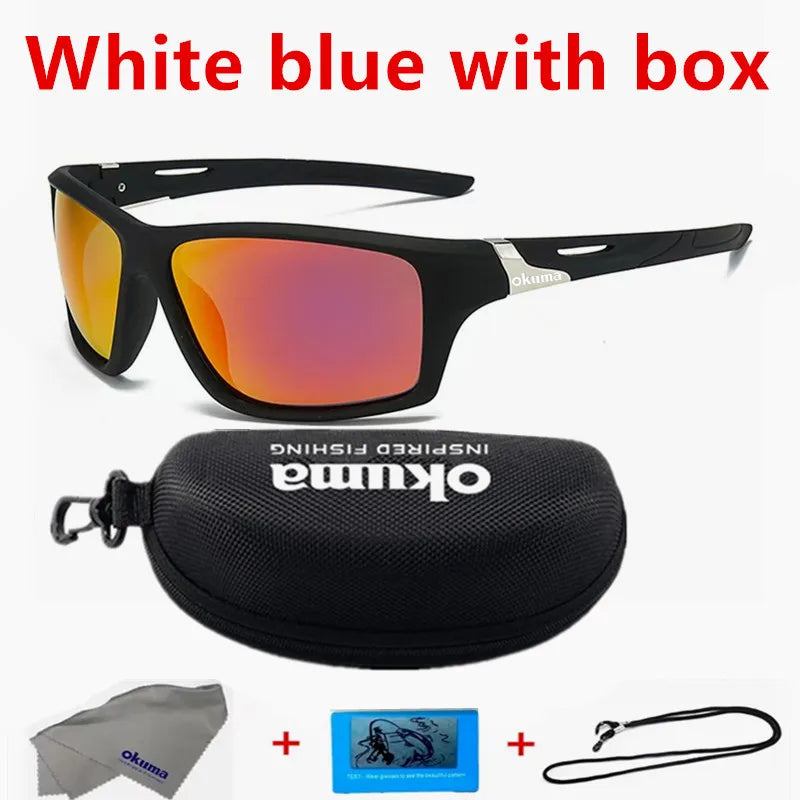 2025 Okuma Polarized Fishing Sunglasses UV400 Protective Bicycle, Driving, Hunting, Outdoor Sports Equipment