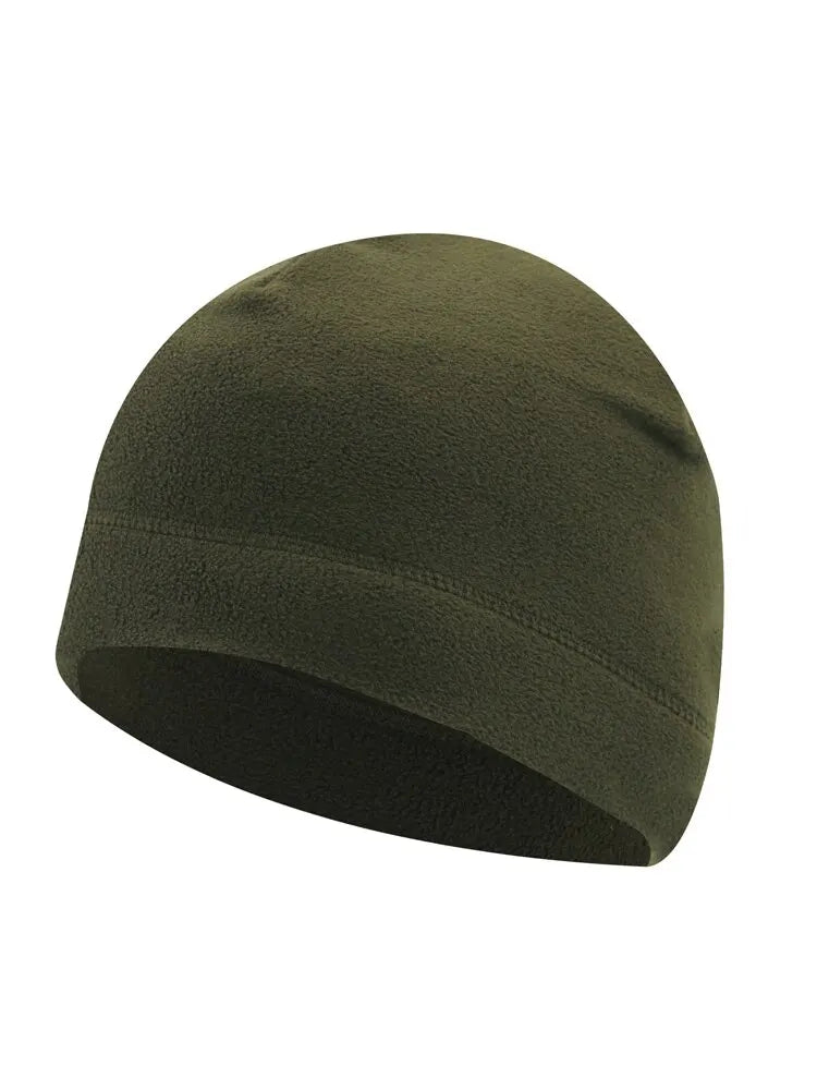 1PC Warm Winter Skull Cap Soft Polar Fleece Hat Thick Windproof Cap Outdoor Beanie Cap Ski Cap Unisex Suitable For Unisex